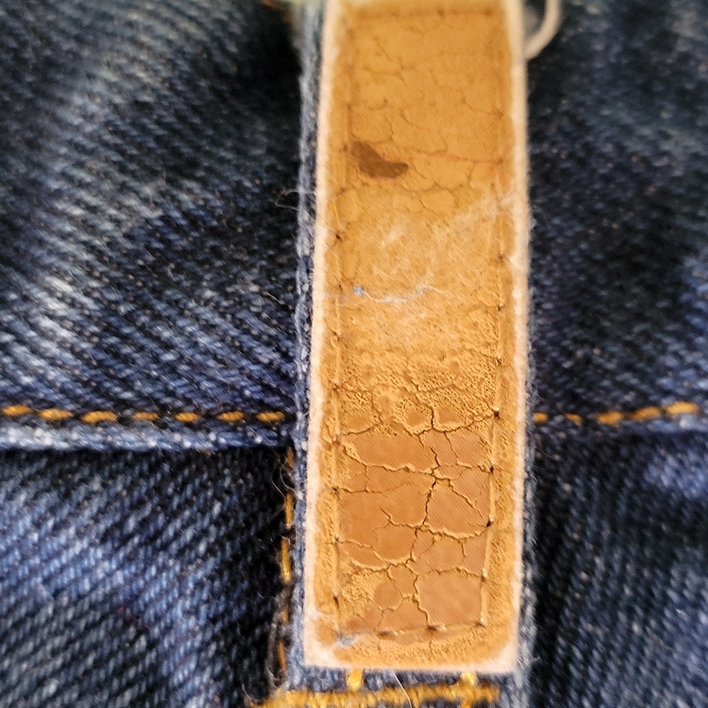 Vintage Dark Wash Denim Western Jean Cut Off Shorts Size 5 - Picture 6 of 11